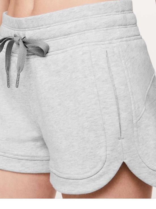 lululemon athletica Pants - Light Gray Women’s Lounge Shorts with Drawstring